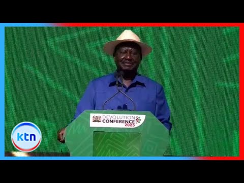 Raila Odinga urges NGCDF transfer to counties, citing centralised power and undermined devolved unit