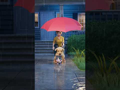 KittenMatch3D/パズにゃん3D Paws of Mercy: When a Dog Saved a Kitten,#ねこ  #cat #dogs  #fyp  #pets