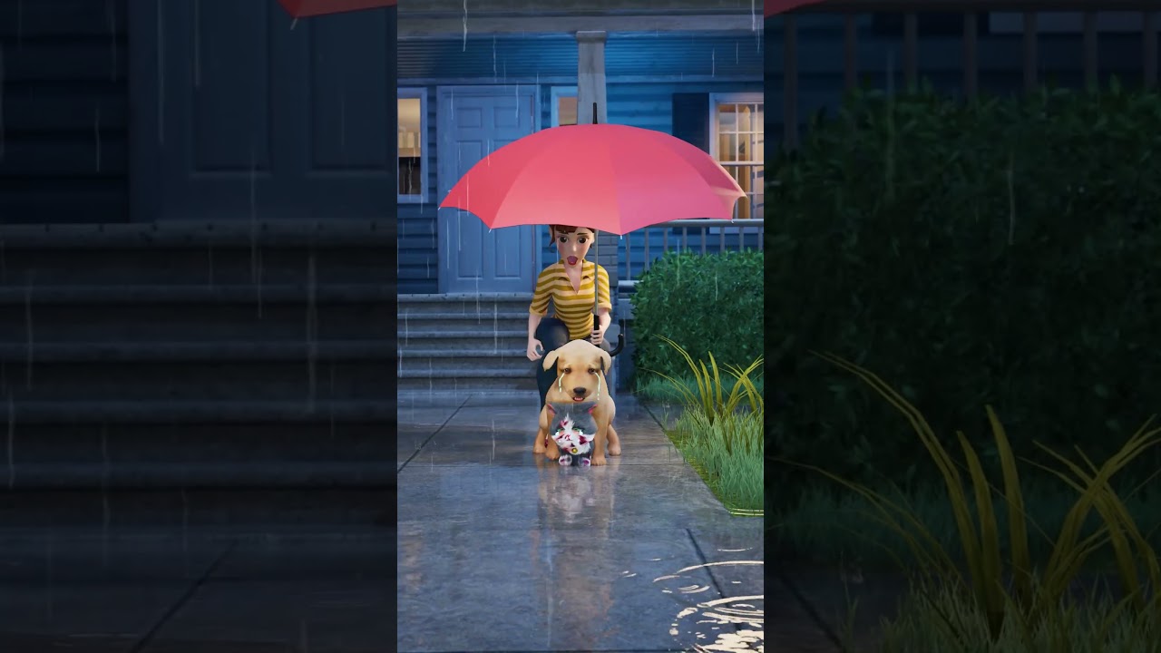 KittenMatch3D/パズにゃん3D Paws of Mercy: When a Dog Saved a Kitten,#ねこ #cat #dogs #fyp #pets