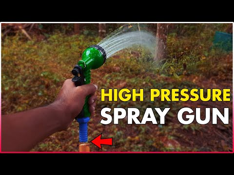 High Pressure Garden Sprayer Gun | How to connect sprayer to pipe | Irrigation System
