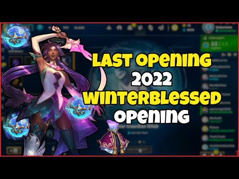 League of Legends || Last Opening Winterblessed 2022 Orbs and Masterwork Chests ||  Season 13