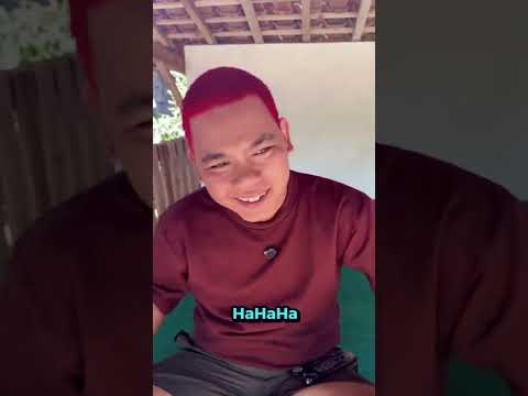 Omped visual keluar dari mobil pake helm teryata warna rambut baru lagi