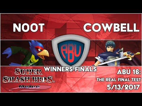 ABU 16: NOOT (Falco) vs. Cowbell (Marth)  - SSBM Singles Winners Finals
