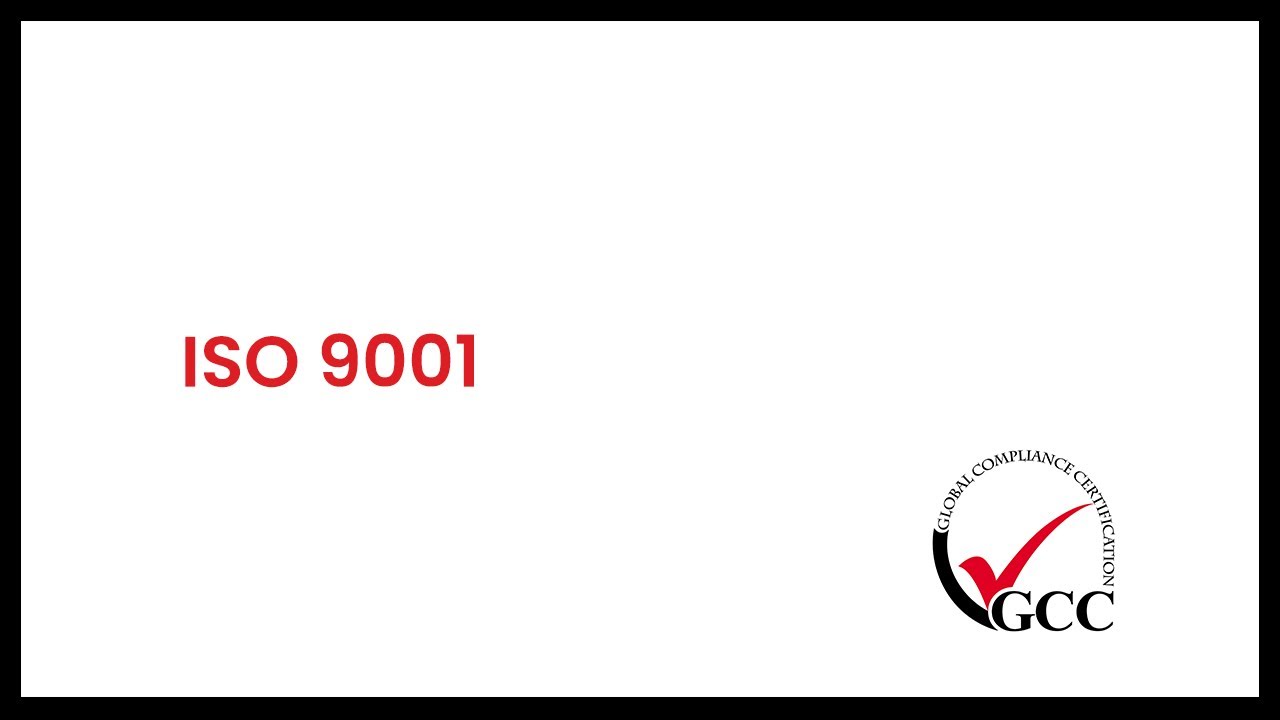 ISO 9001 - Global Compliance Certification