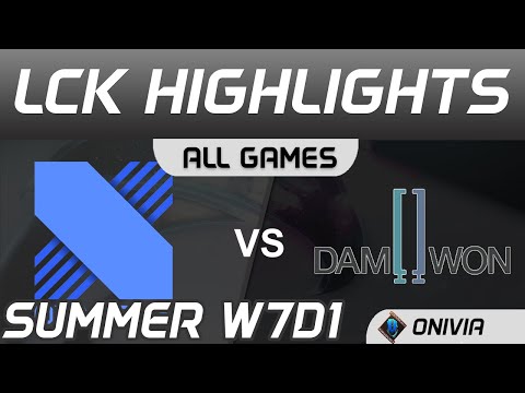 DRX vs DWG Highlights ALL GAMES LCK Summer Season 2020 W7D1 DragonX vs Damwon Gaming by Onivia