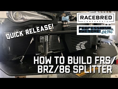 Building the Ultimate Splitter- FRS/BRZ/86 Splitter install