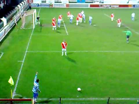 Goal 0-2 Fc Oss - De Graafschap (Vito Wormgoor)