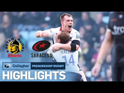 Exeter v Saracens - HIGHLIGHTS | Last-Gasp Winner at Sandy Park! | Gallagher Premiership