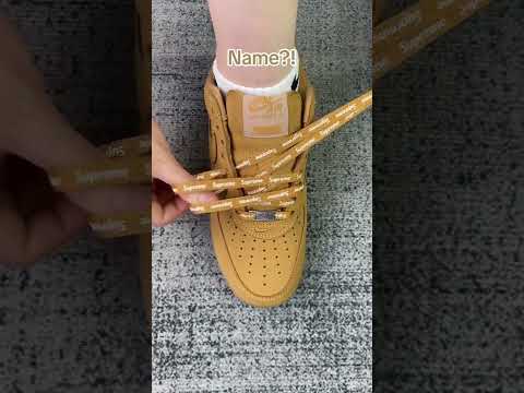 How to lace a nike air force 1 correctly? #viral