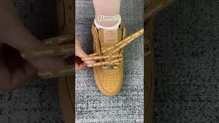 How to lace a nike air force 1 correctly? #viral