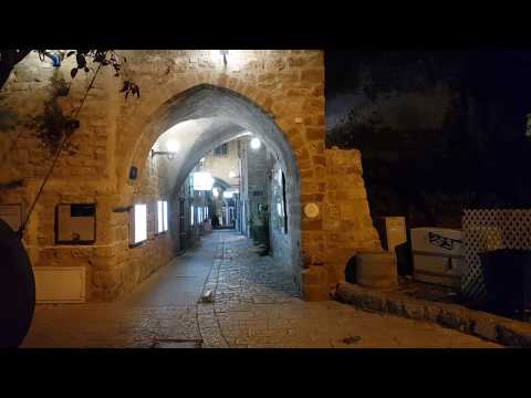 Flying orange tree in Jaffa? Night Tour in the Old City of Jaffa (Tel Aviv), Israel