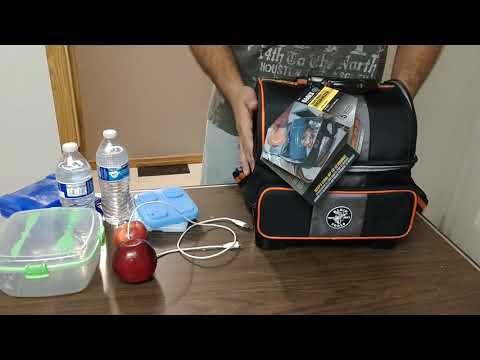 Klein tools Tradesman Pro Organizer Lunch cooler- Initial review