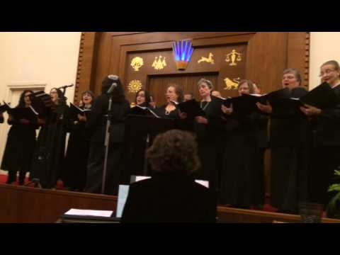 The Town and Village Synagogue Choir sing "Quando el Rey Nimrod"