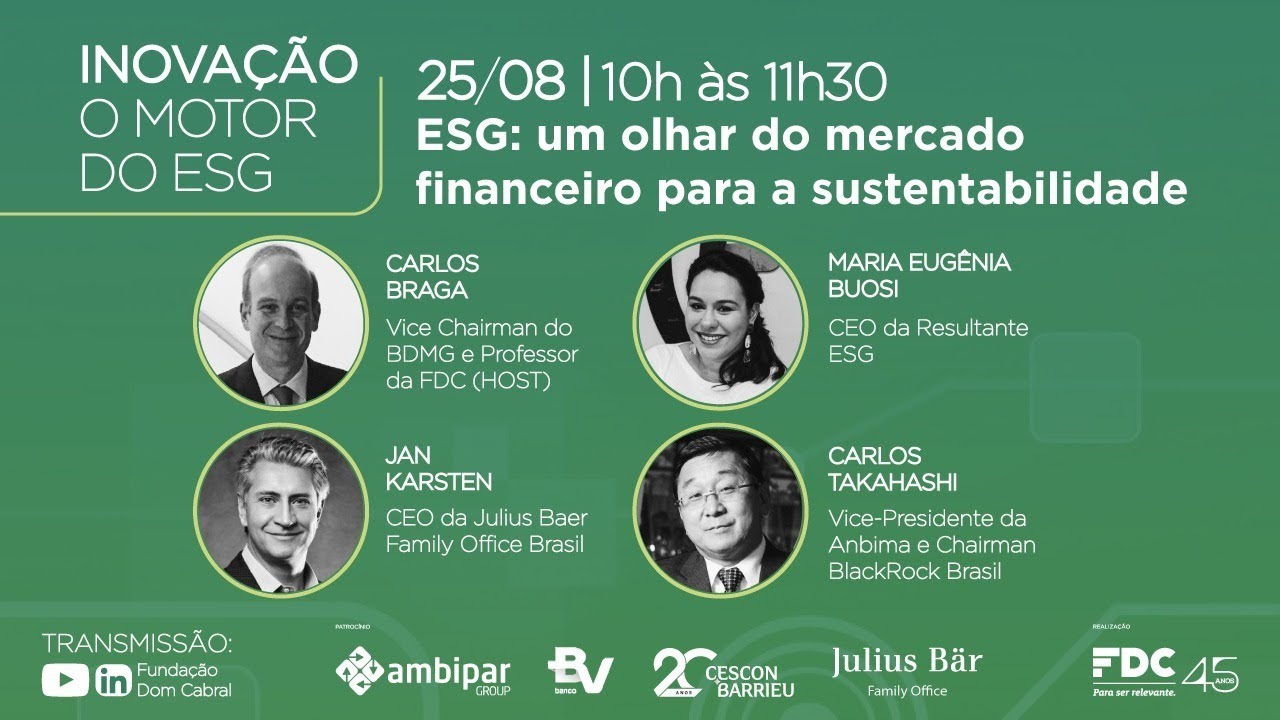 ESG: um olhar do mercado financeiro para a sustentabilidade