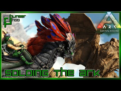 STEALING WYVERN EGGS WITH A ROCK DRAKE! Soloing the Ark S5E146