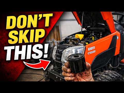Kioti CS2220 50 Hour Service – How to Maintain Your Sub-Compact Tractor