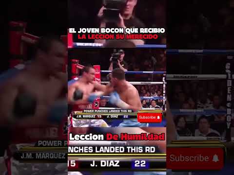 El Terrible castigo Que recibió el joven boxeador bocón