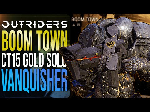 This DEVASTATOR VANQUISHER GUN BUILD Actually WORKS! BOOMTOWN SOLO CT15 GOLD (Outriders)