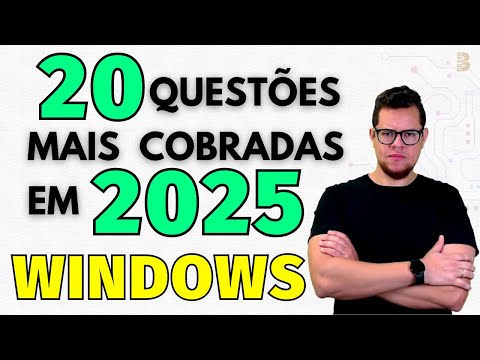 QUESTÕES DE INFORMÁTICA PARA CONCURSOS MAIS COBRADAS DE 2025