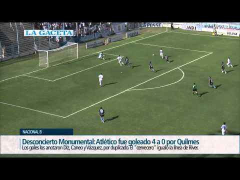 Desconcierto Monumental, Atlético fue goleado 4 a 0 por Quilmes