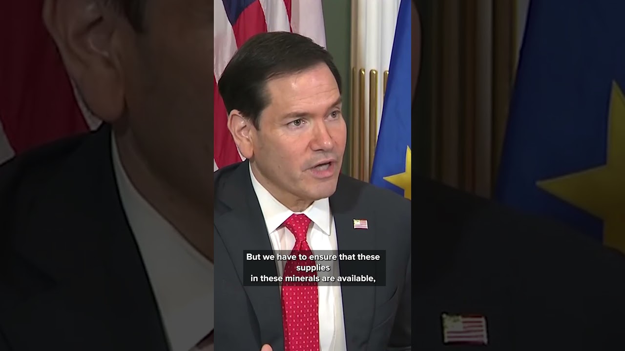 Rubio and EU’s Šefčovič sign critical minerals partnership at State Department