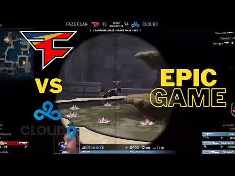THE GREATEST MATCH IN THE HISTORY OF CS:GO! - GRAND FINAL LEAGUE MAJOR - FaZe vs Cloud9 - HIGHLIGHTS
