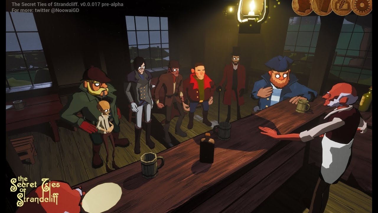 Apha demo walkthrough The Secret Ties of Strandcliff [rus]