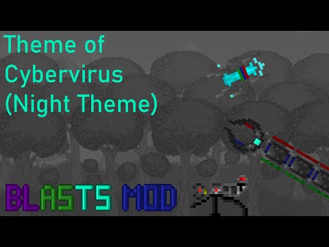Terraria Blasts Mod Music - "Automated Night" - Theme of The Cybervirus (Night Theme)