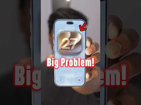 The new iOS 27 has a big issue! 👀