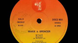 David Marx & Tracy Spencer - Stay (D-version) - 1983