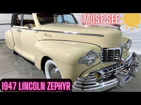 1947 Lincoln Zephyr * Slight Restomod * For Sale @ www.DrukAutoSales.com  #cool #cars #usa