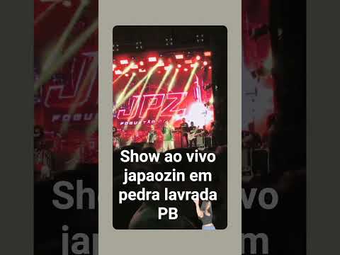 show ao vivo japaozin em pedra lavrada pB