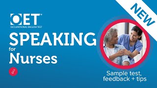 OET Speaking for Nurses - NEW 2022 sample test