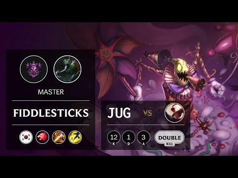 Fiddlesticks Jungle vs Lee Sin - KR Master Patch 9.21