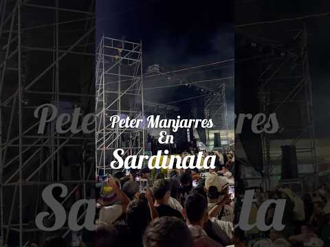 Peter Manjarrés en Sardinata, Norte de Santander, en las Fiestas en honor a la Virgen del Carmen.