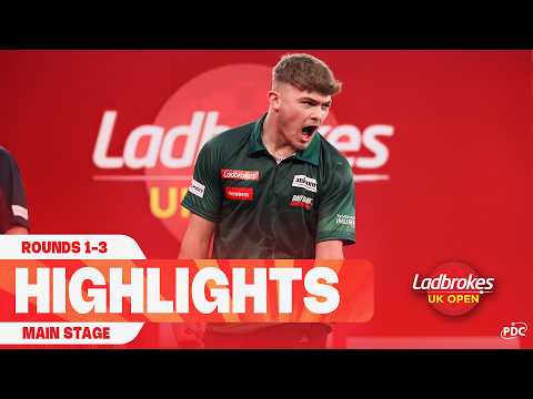 SETTING THE STANDARD! ⭐️ | Day One | Main Stage Afternoon Highlights | 2026 Ladbrokes UK Open