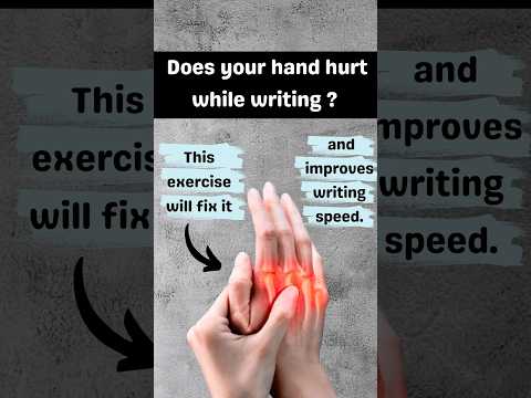 Handwriting speed increase | hand pain relief exercises while writing | writer's cramp exercises