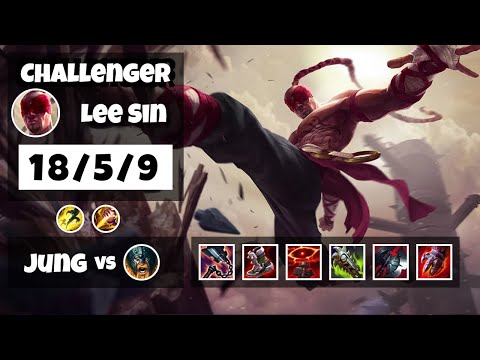 Lee Sin vs Olaf EU Challenger JUNGLE (18/5/9) - v11.16