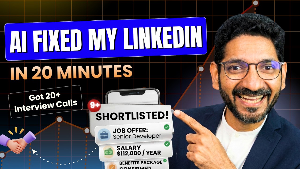 I Used AI to Fix My LinkedIn Profile in 20 Minutes - Recruiters Started Messaging Me (2026 Guide)