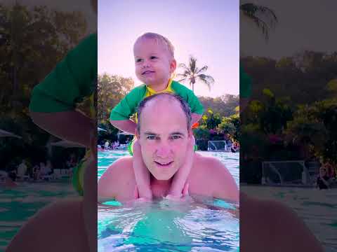 A father's love 🥹  #survivalswimming #family #dadandson #daddy #baby #son #father #fatherlove #cute