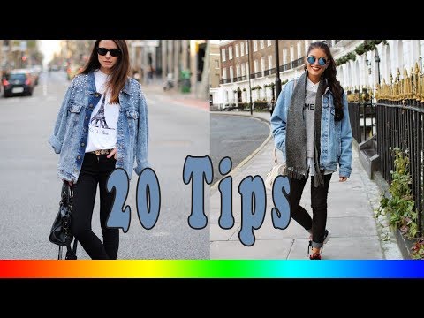 20 Style Tips On How To Wear Oversized Denim Jackets