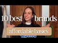 10 clothing brands for affordable basics capsule wardrobe brands