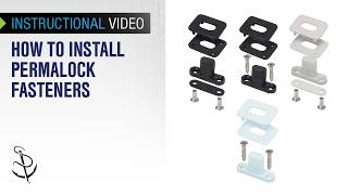 How to Install Permalock Fastener (non-metal Twist Locks)