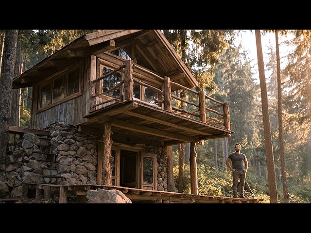 30 Days Solo Survival: Building a Stone & Wood Shelter and Smoking Eel (Full Movie) SDDEFAULT Thumbnail