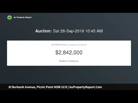 81 Burbank Avenue, Picnic Point NSW 2213 | AuPropertyReport.Com