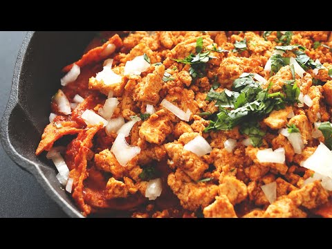 Vegan Chipotle Tofu Chilaquiles | Minimalist Baker Recipes
