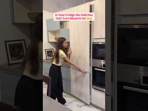 Seamless Kitchen Design with Integrated Fridges! 🏡✨