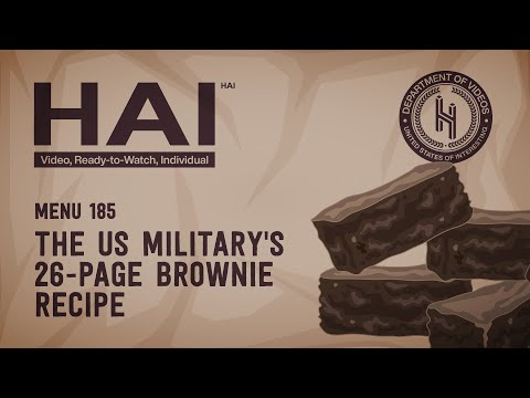 Here's Why The US Military Has A 26-Page Brownie Recipe That Tastes Terrible