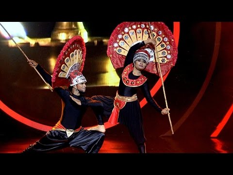 D 4 Dance Reloaded I Ajith & Swathy - Dance with small props I Mazhavil Manorama