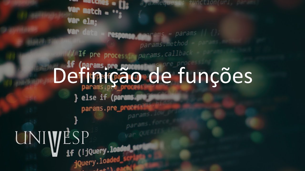 Algoritmos e Programação de Computadores I - Definição de funções